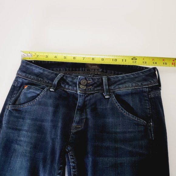 Hudson Jeans Collin Skinny Flap Pocket Dark Blue 26 - Picture 11 of 13